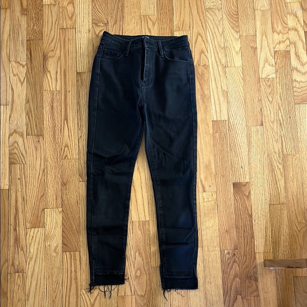 Just Black Skinny High-Waisted Jeans Black